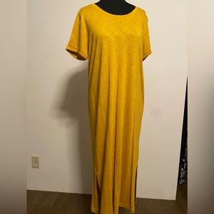 Jessica Simpson Mustard Dress - L (Washed Never Worn)